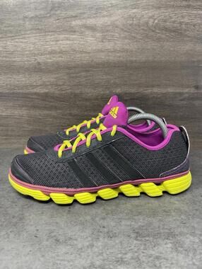 Adidas Liquid 2 Running Sneakers Womens Size 8.5 Black Purple Athletic Trainer